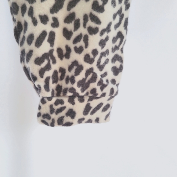 Socialite Leopard Print Fleece Drawstring Jogger NWT - Picture 3 of 8